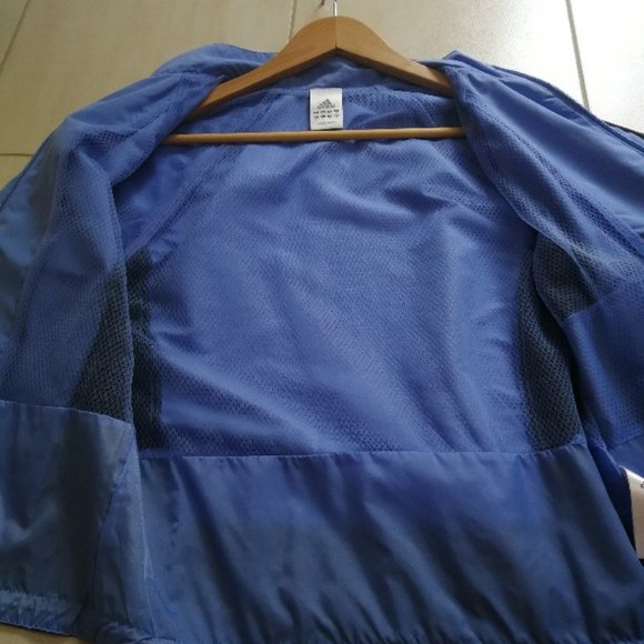 Adidas Women's Climate Blue and Black Jacket , size Small - Picture 7 of 9